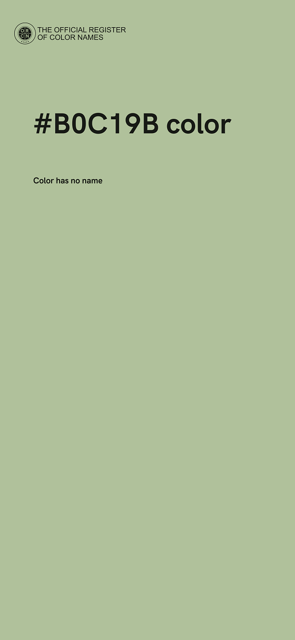 #B0C19B color image