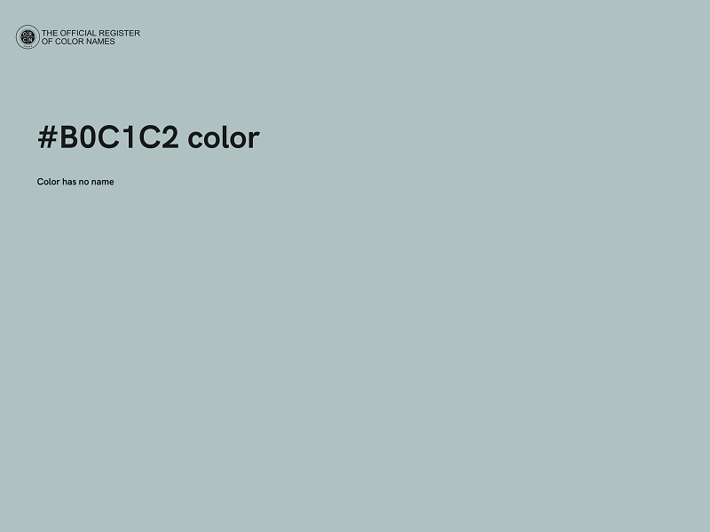 #B0C1C2 color image