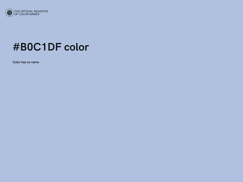 #B0C1DF color image