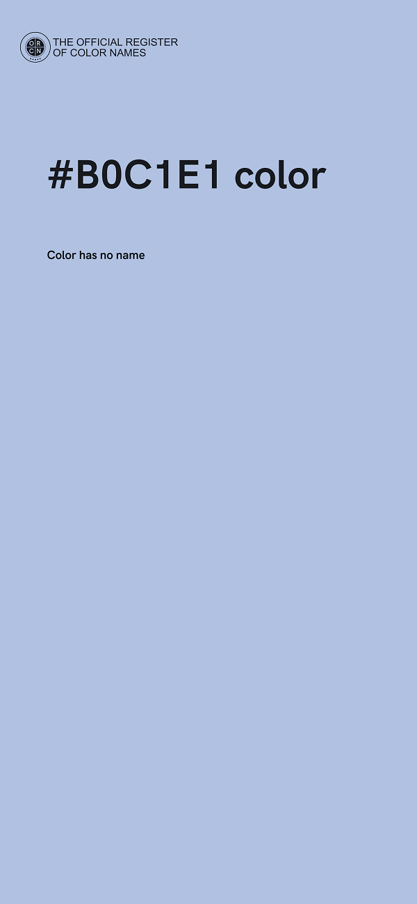#B0C1E1 color image