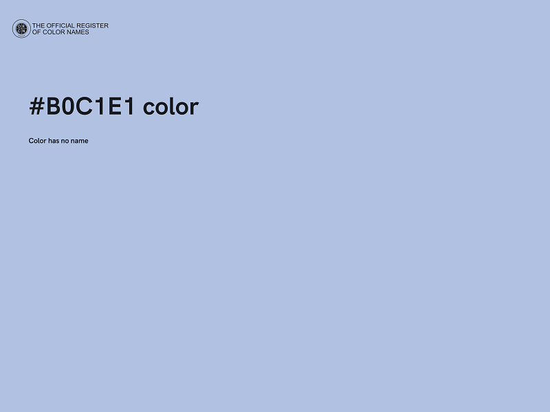 #B0C1E1 color image