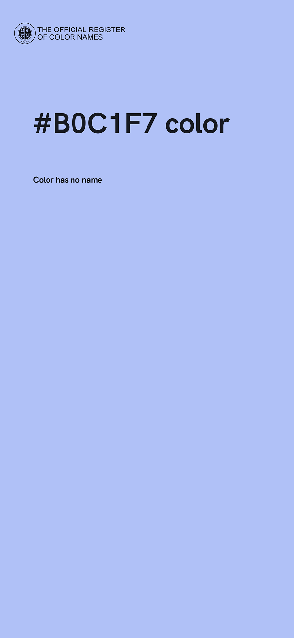 #B0C1F7 color image
