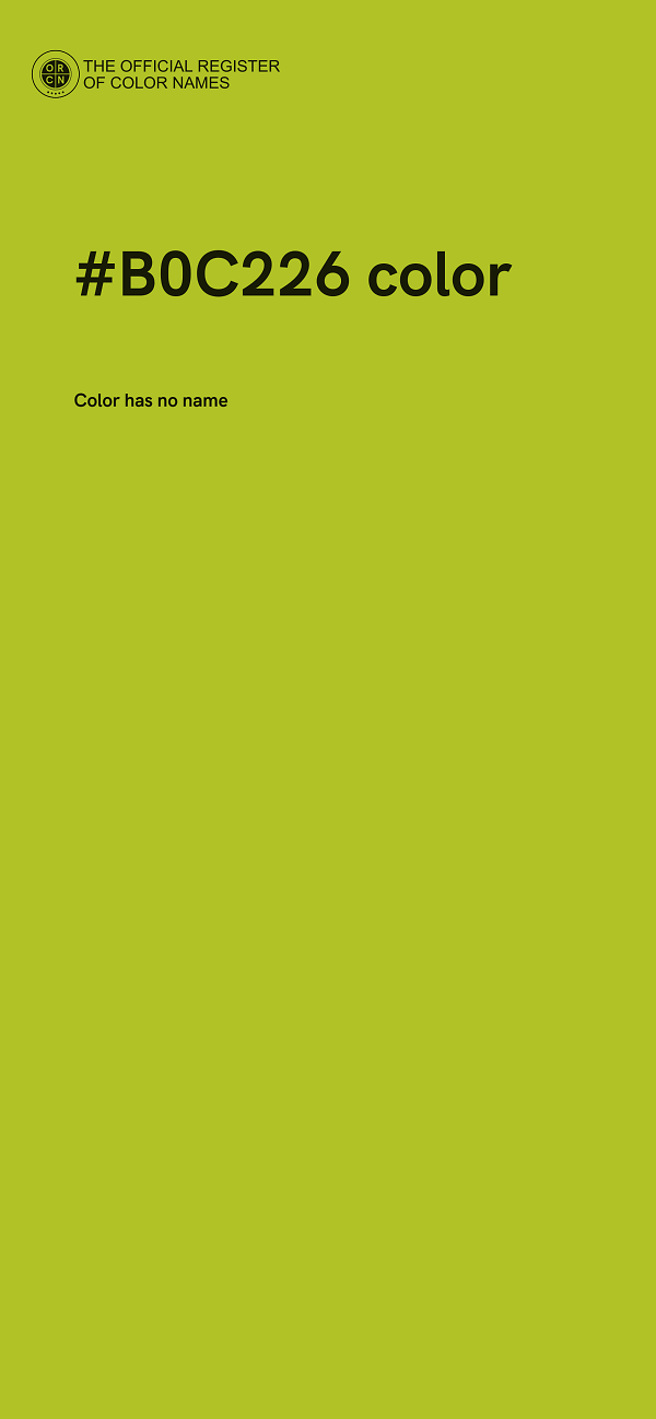 #B0C226 color image