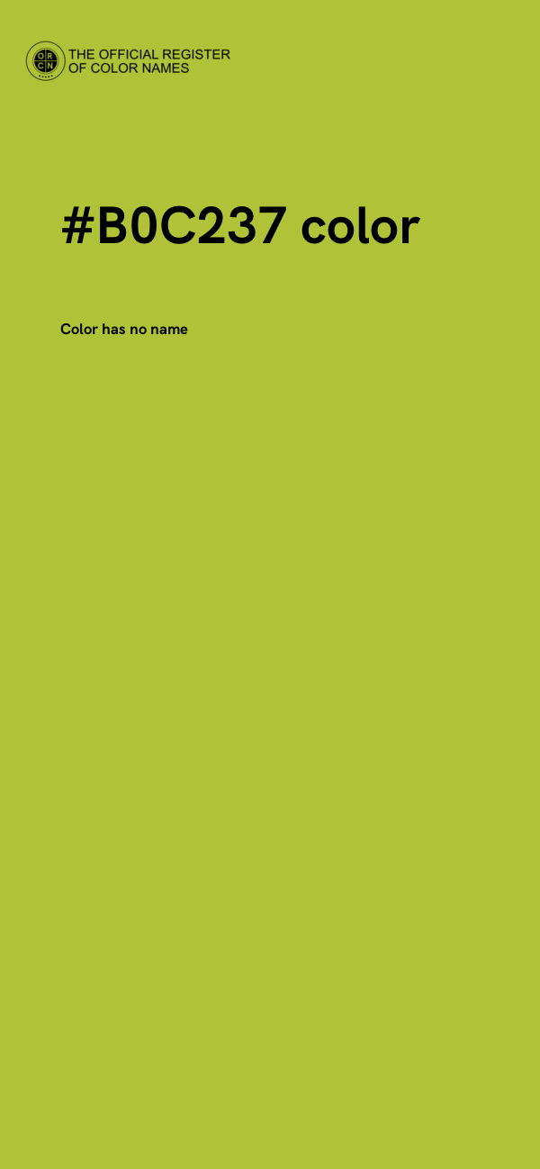 #B0C237 color image