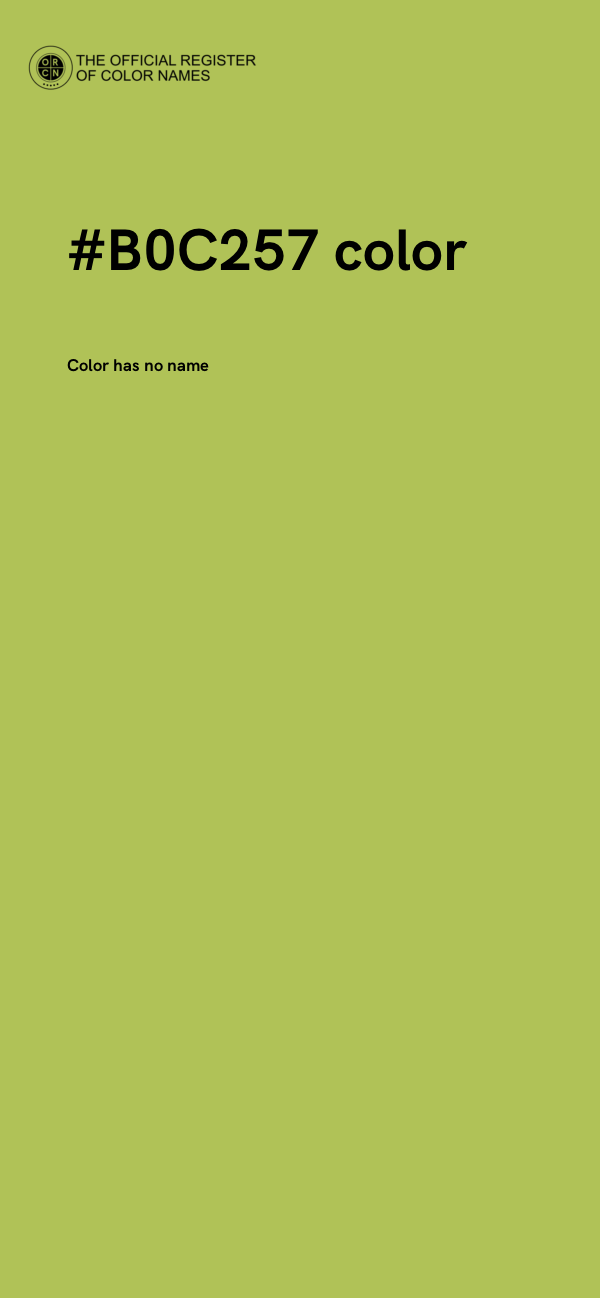 #B0C257 color image