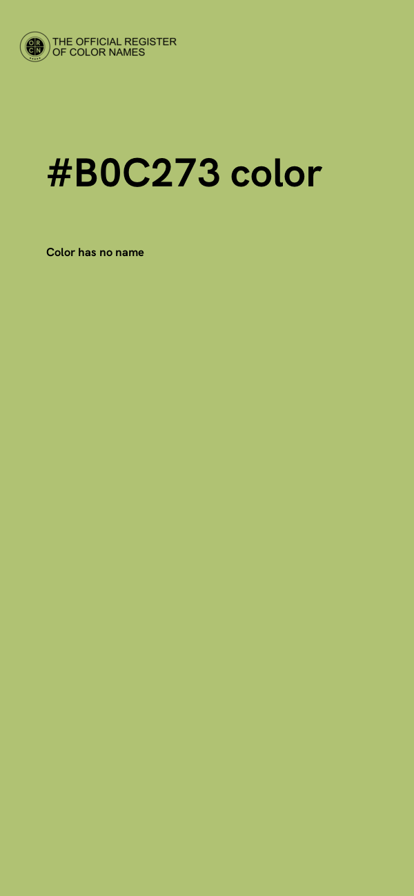 #B0C273 color image