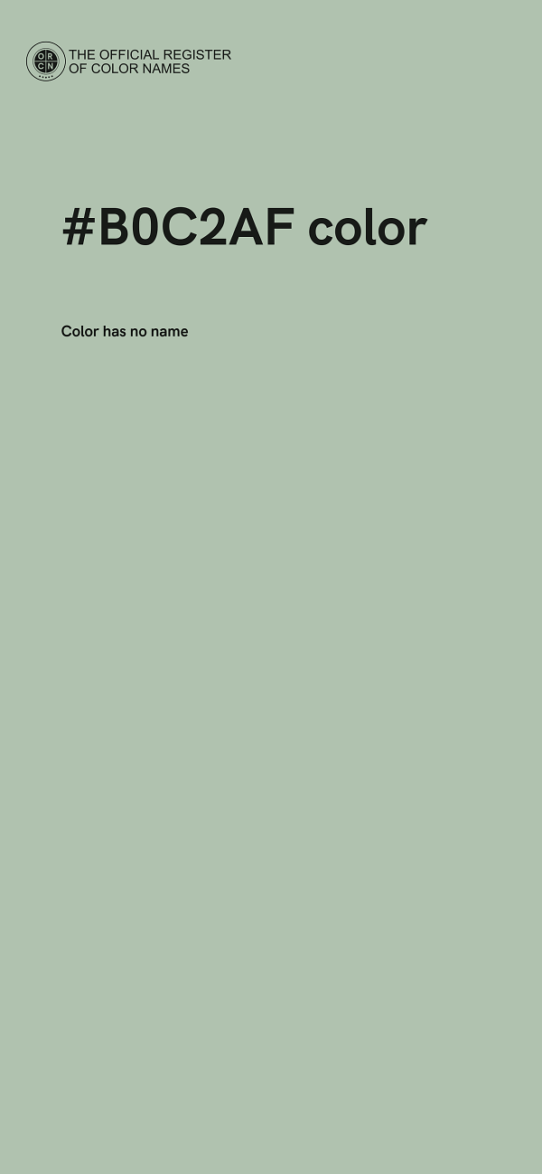 #B0C2AF color image