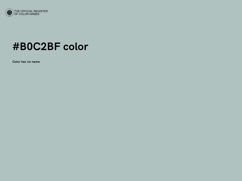 #B0C2BF color image