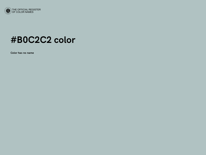 #B0C2C2 color image