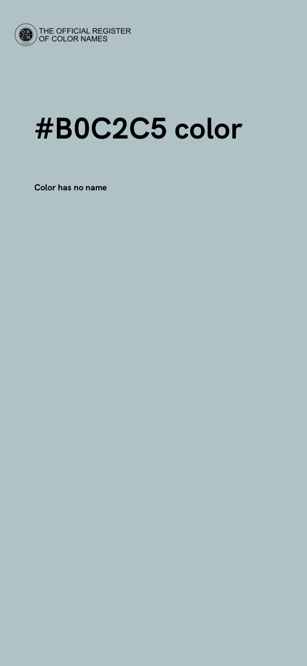 #B0C2C5 color image