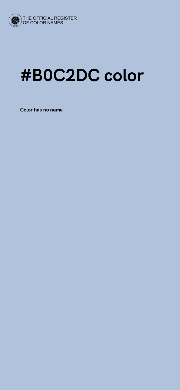 #B0C2DC color image