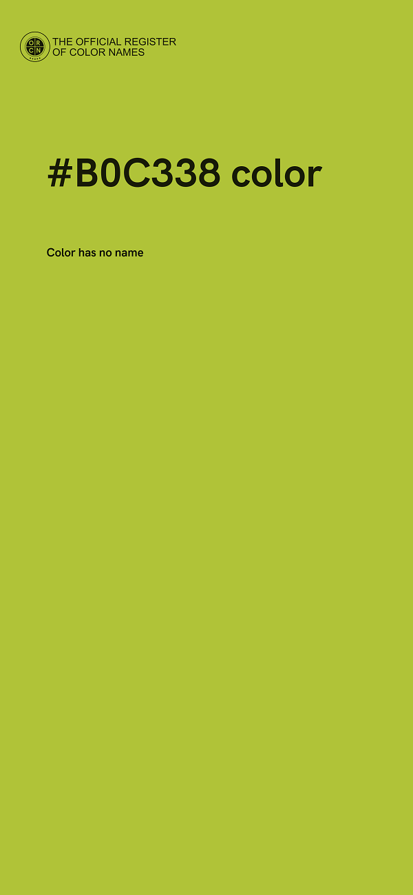 #B0C338 color image