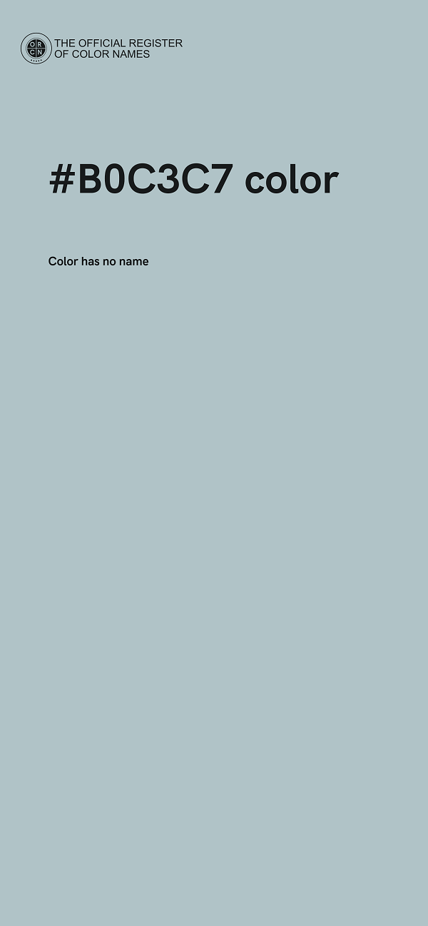#B0C3C7 color image