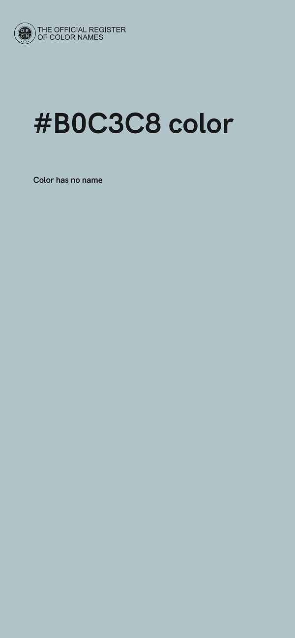 #B0C3C8 color image