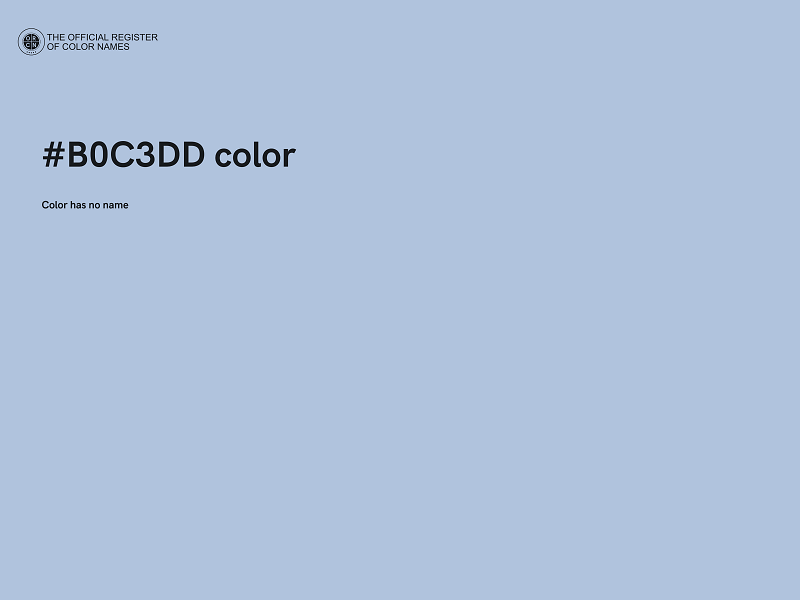 #B0C3DD color image