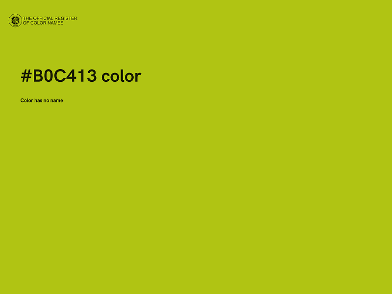 #B0C413 color image