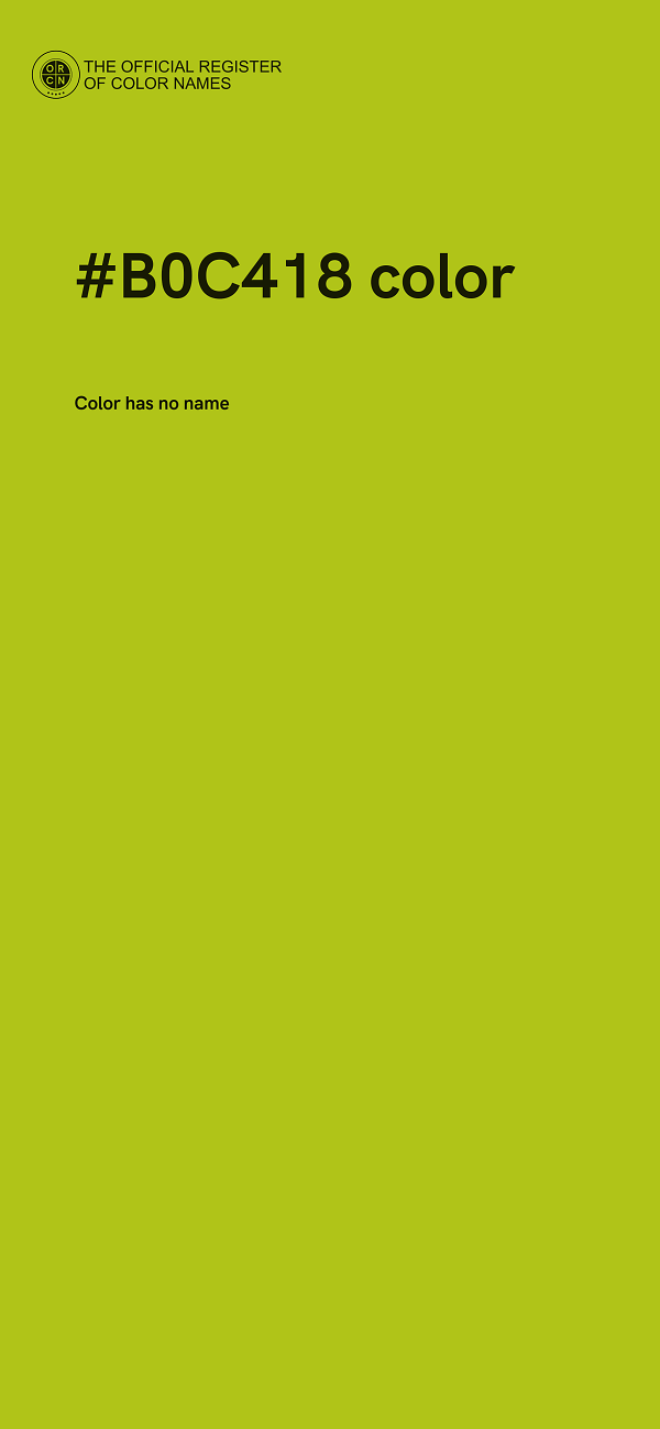#B0C418 color image