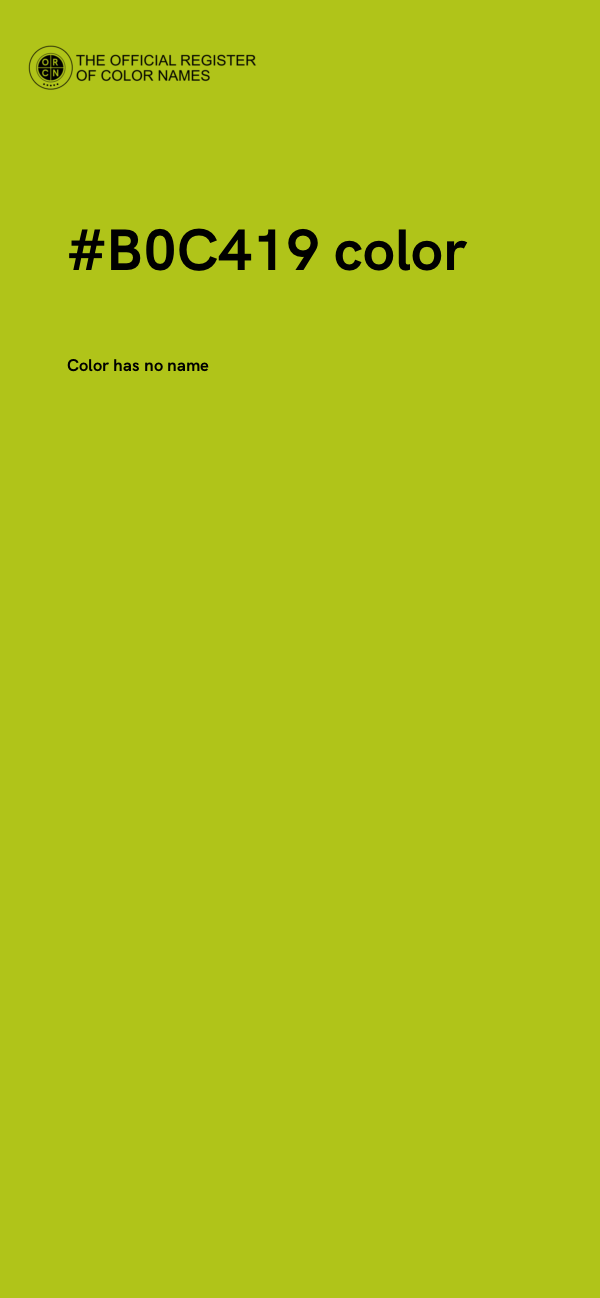 #B0C419 color image