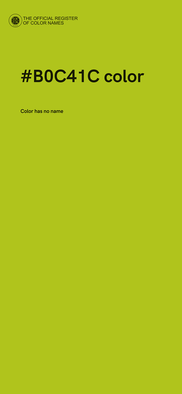 #B0C41C color image