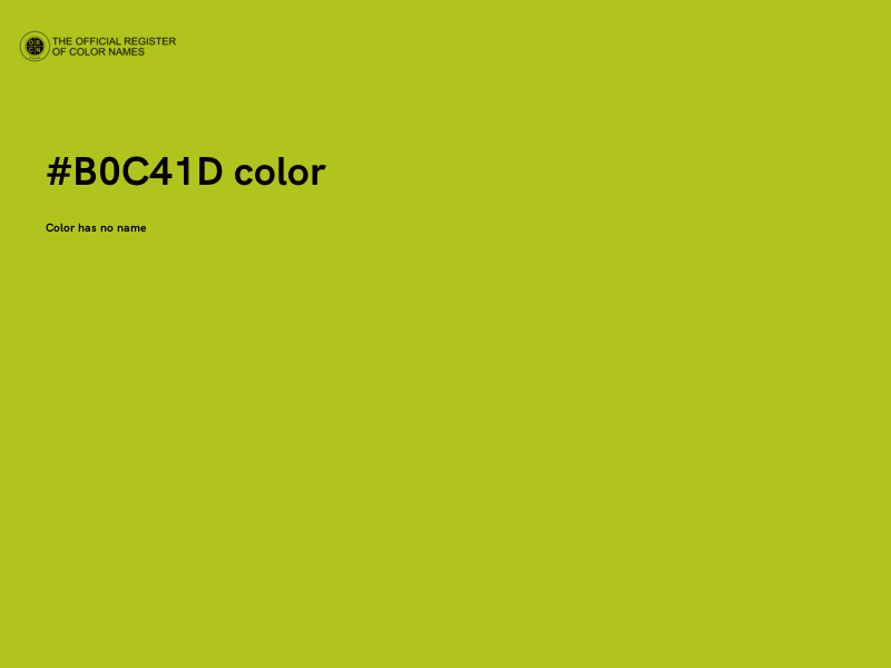 #B0C41D color image
