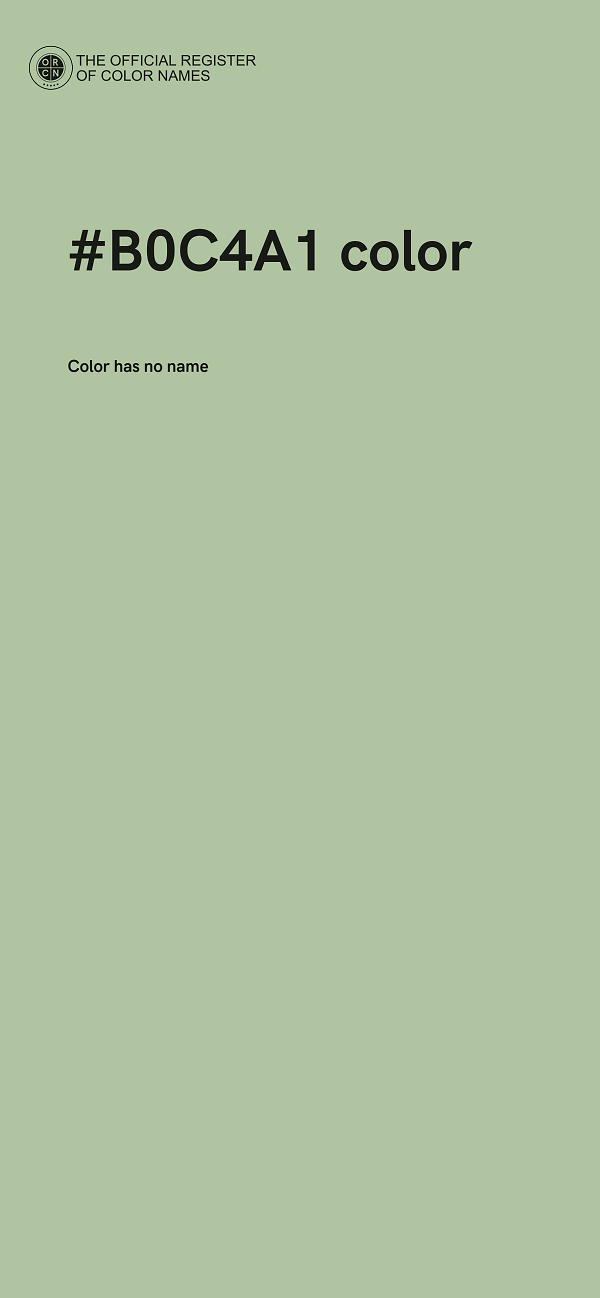 #B0C4A1 color image