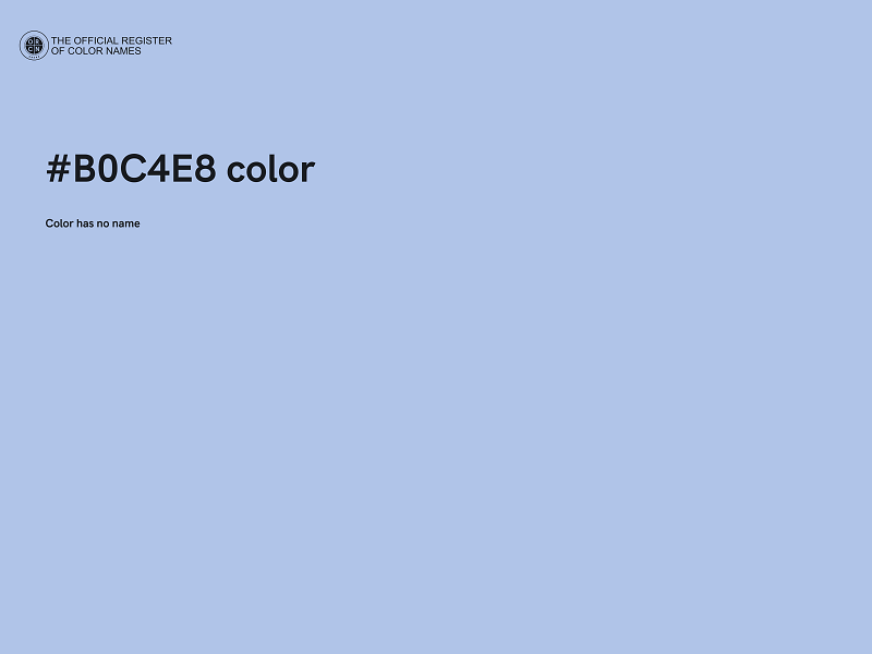 #B0C4E8 color image