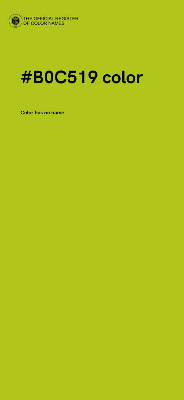 #B0C519 color image