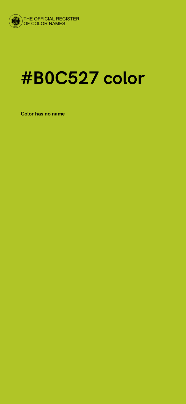 #B0C527 color image