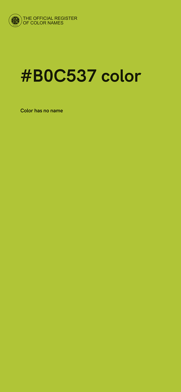#B0C537 color image
