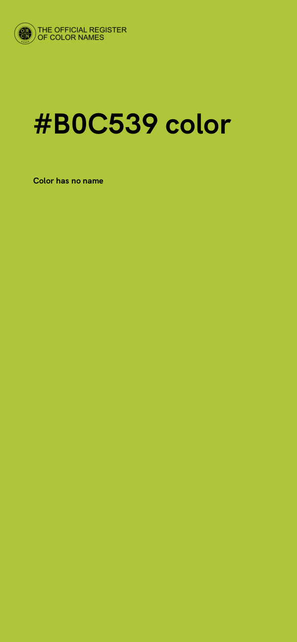 #B0C539 color image