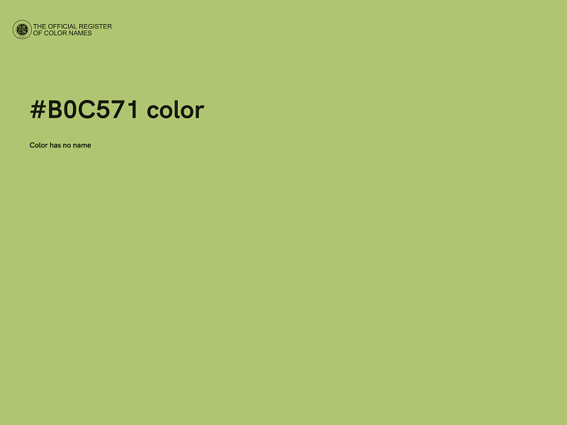 #B0C571 color image