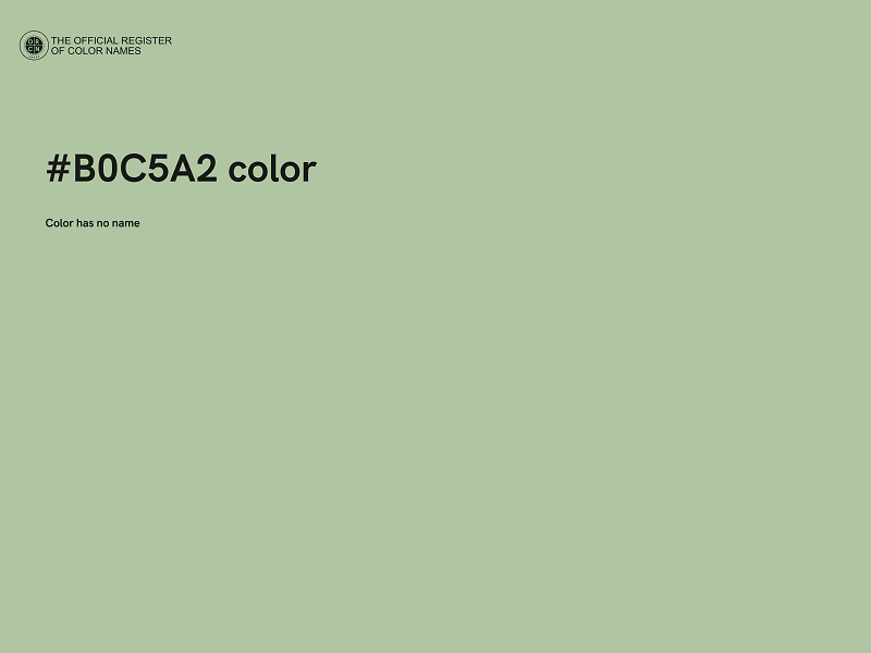 #B0C5A2 color image