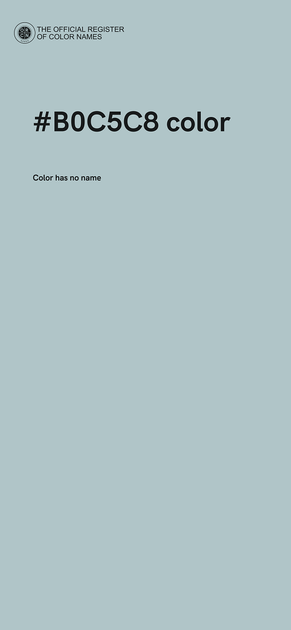 #B0C5C8 color image