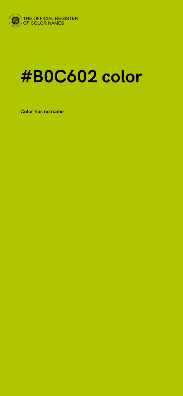#B0C602 color image