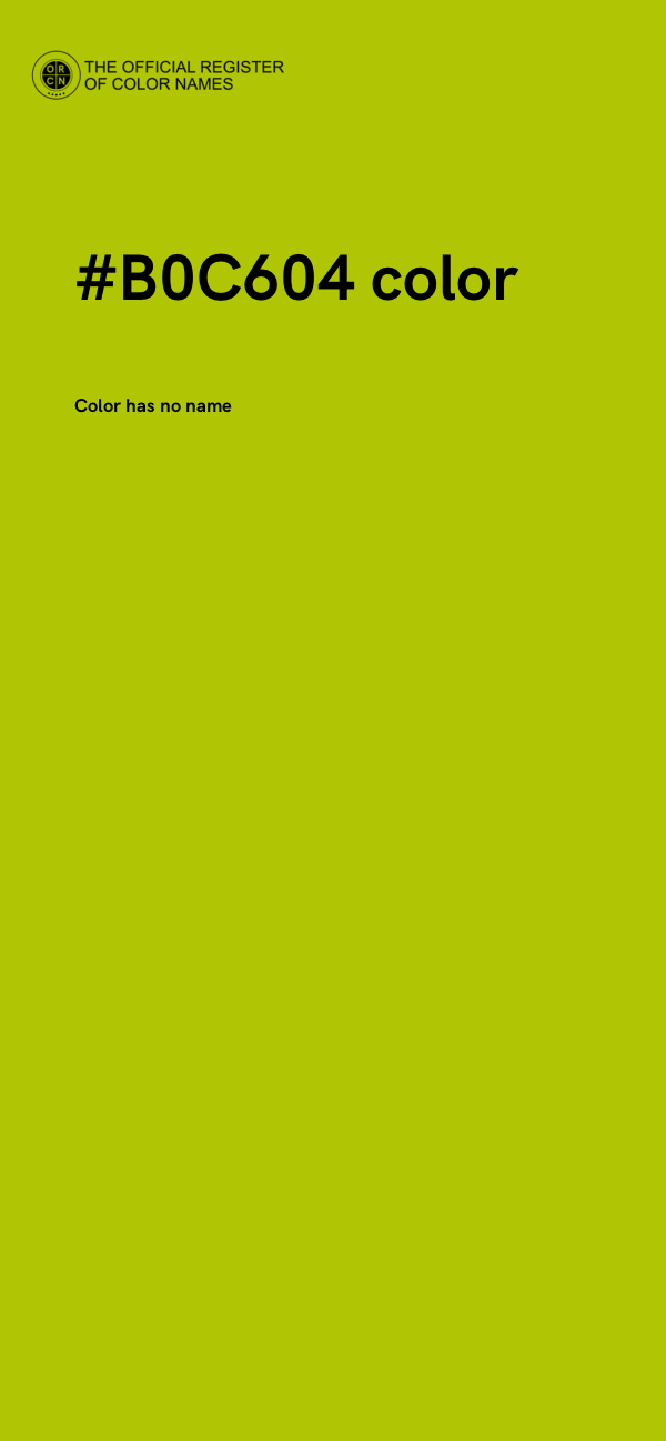 #B0C604 color image