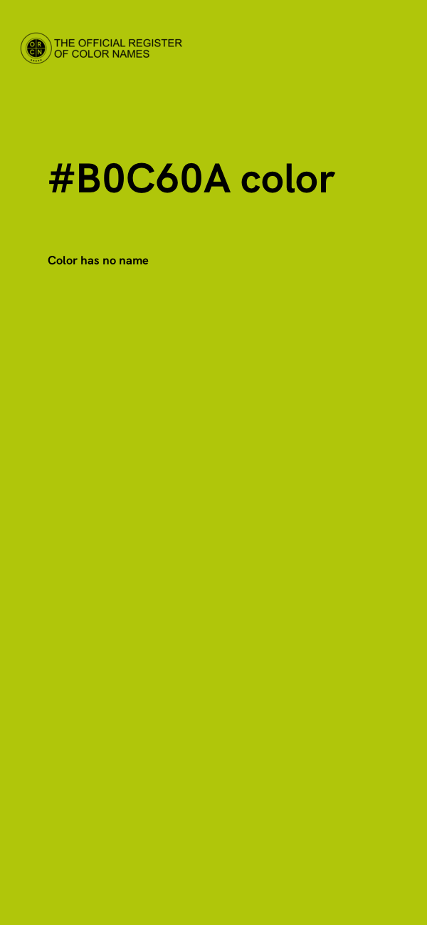 #B0C60A color image