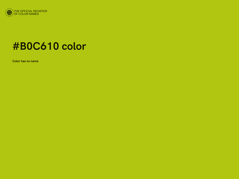 #B0C610 color image