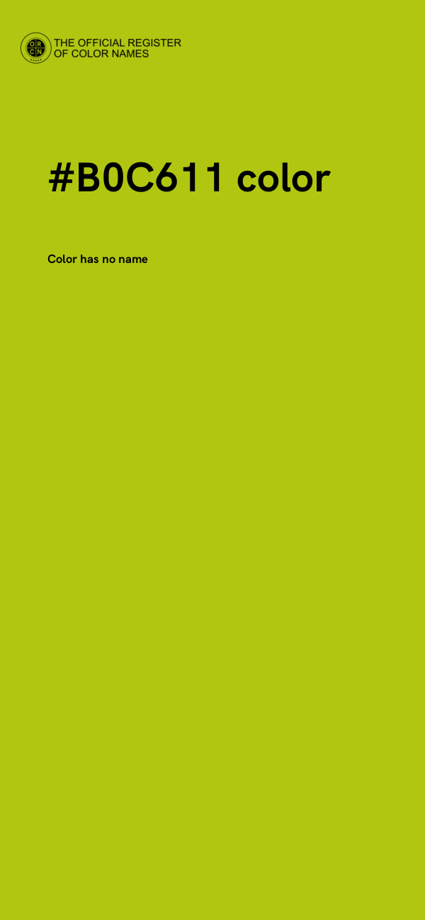 #B0C611 color image