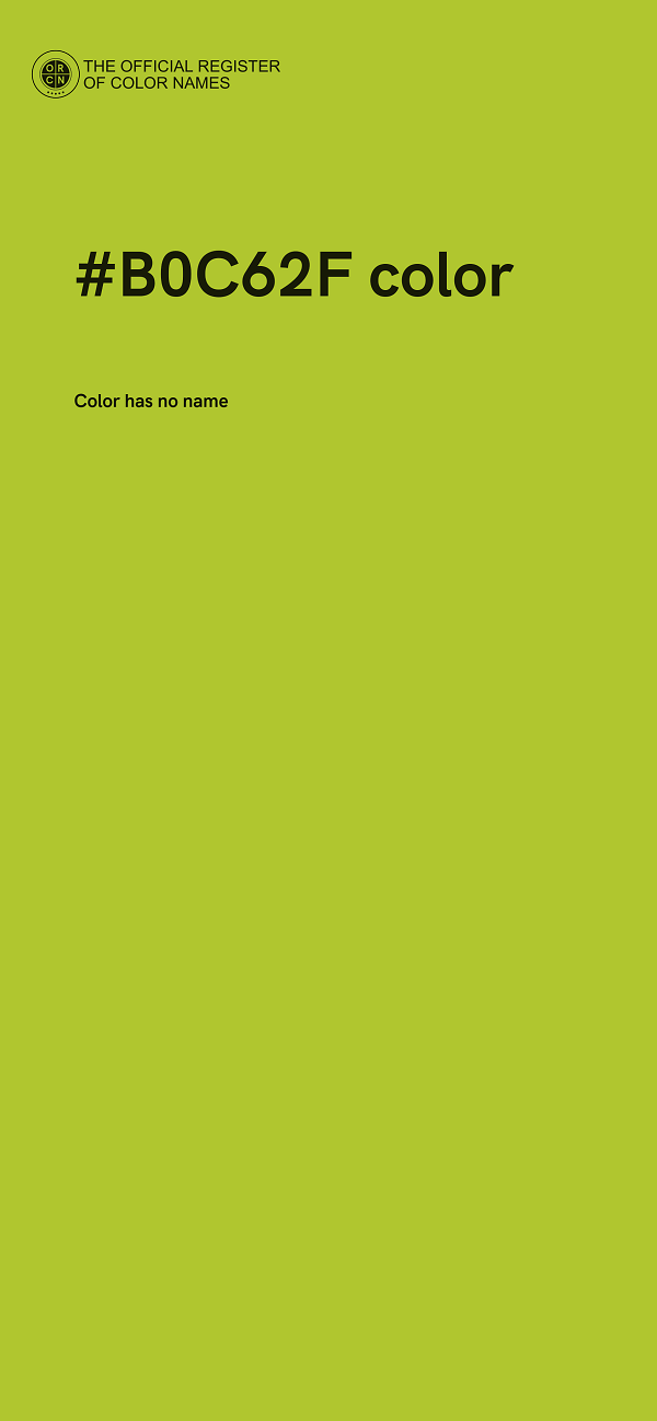 #B0C62F color image