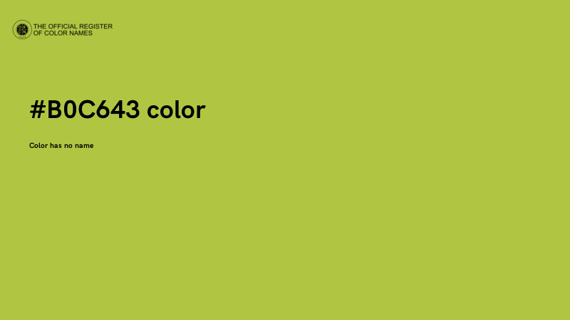 #B0C643 color image