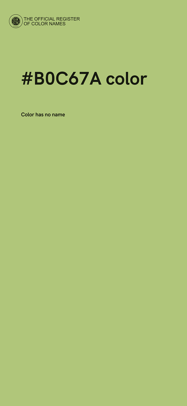 #B0C67A color image