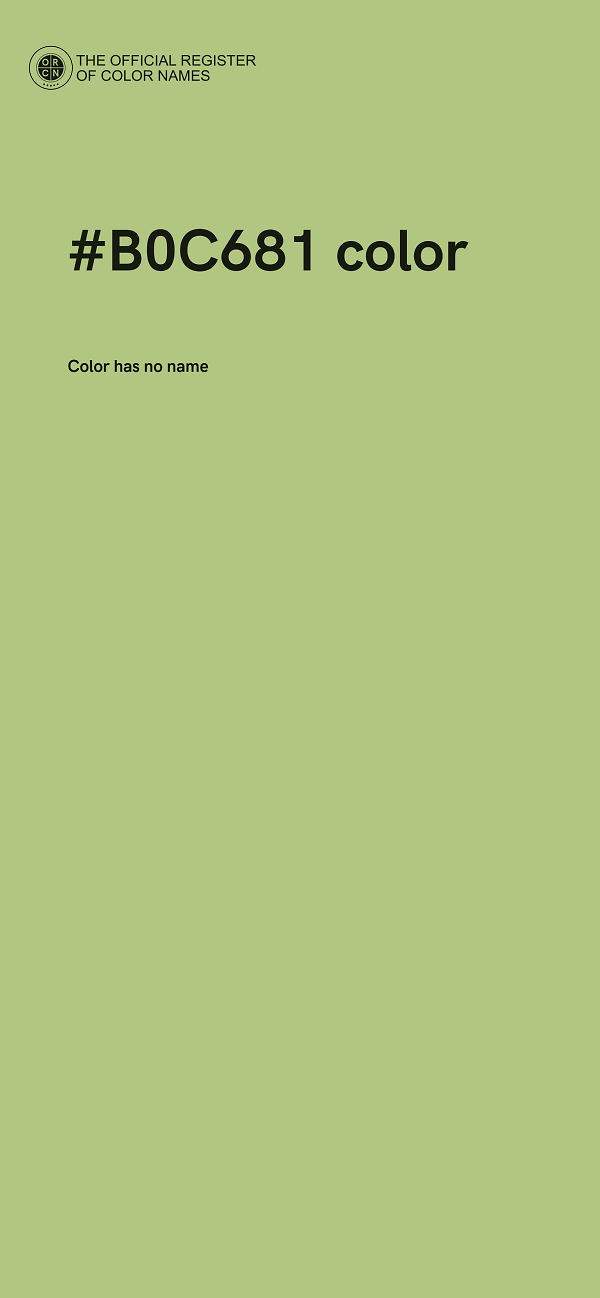#B0C681 color image