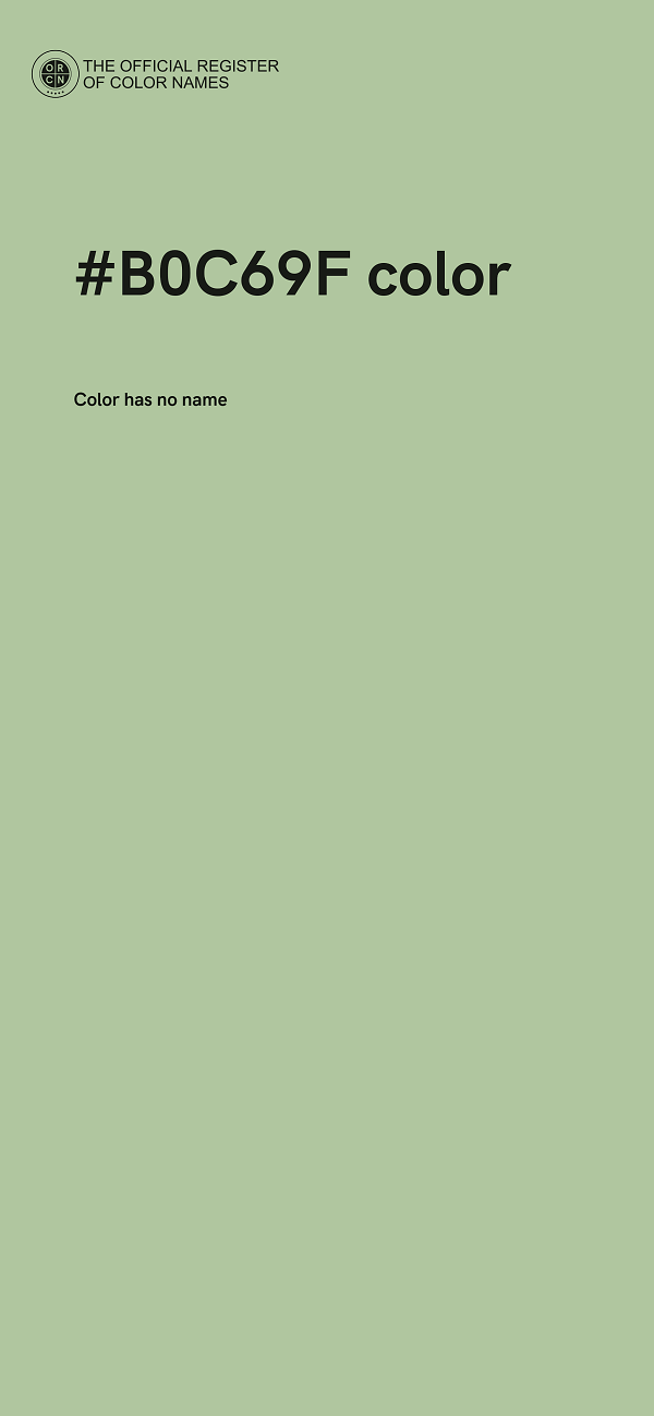 #B0C69F color image