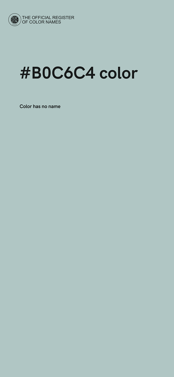 #B0C6C4 color image