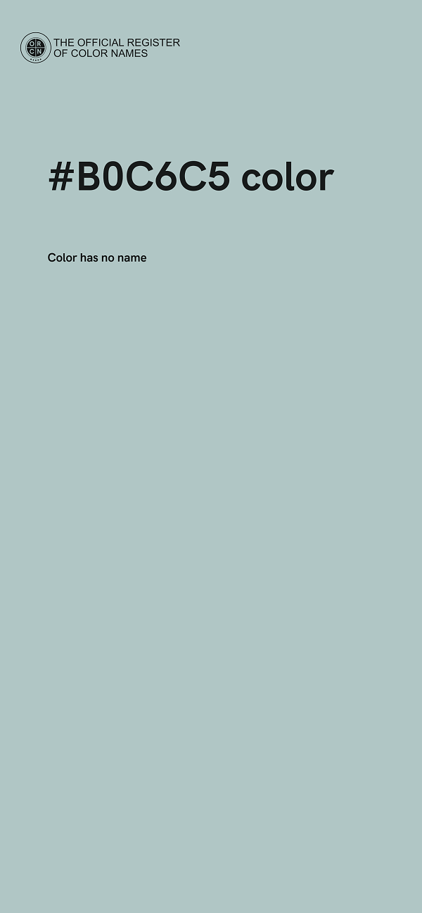 #B0C6C5 color image