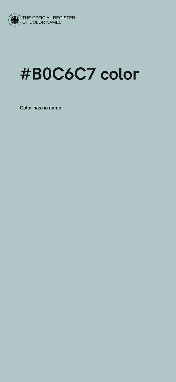 #B0C6C7 color image