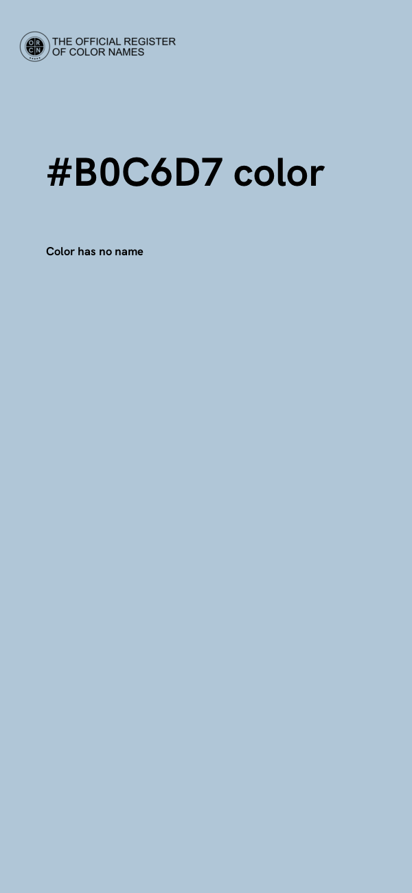 #B0C6D7 color image