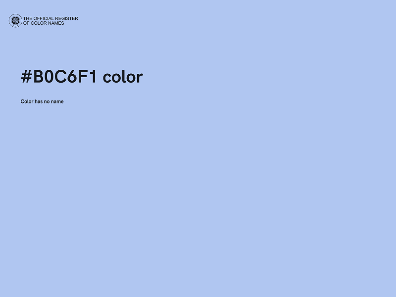 #B0C6F1 color image