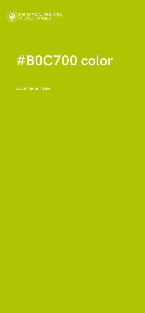 #B0C700 color image