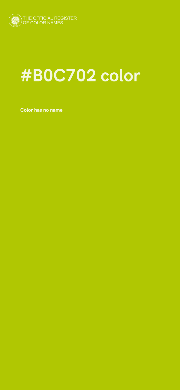 #B0C702 color image